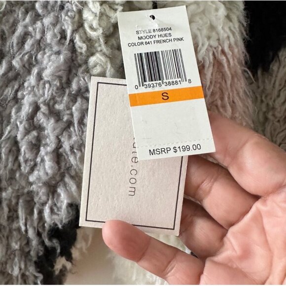 1.STATE Faux Fur Moody Hues Jacket Size S - Picture 6 of 9